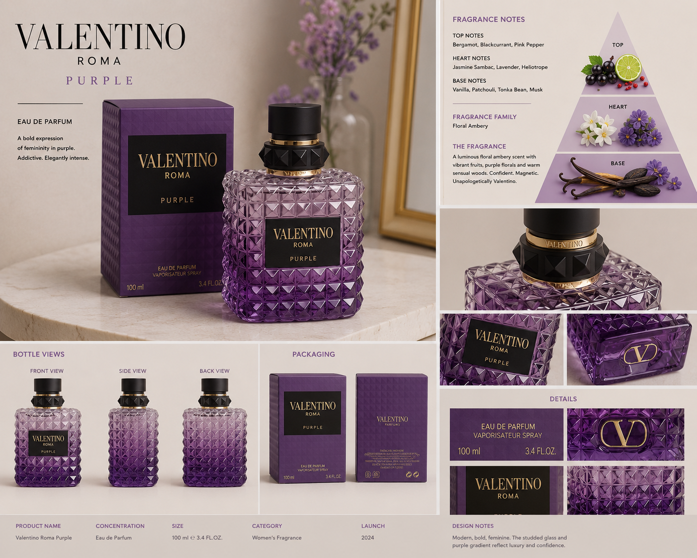 Valentino Roma Purple Perfume