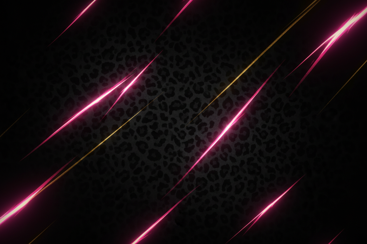Dark Luxury Cheetah Hero Background